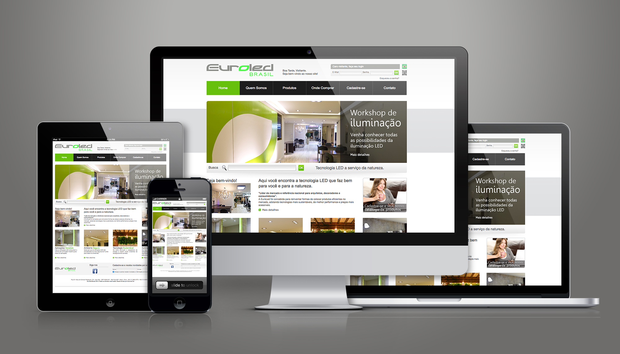 site wordpress iluminação