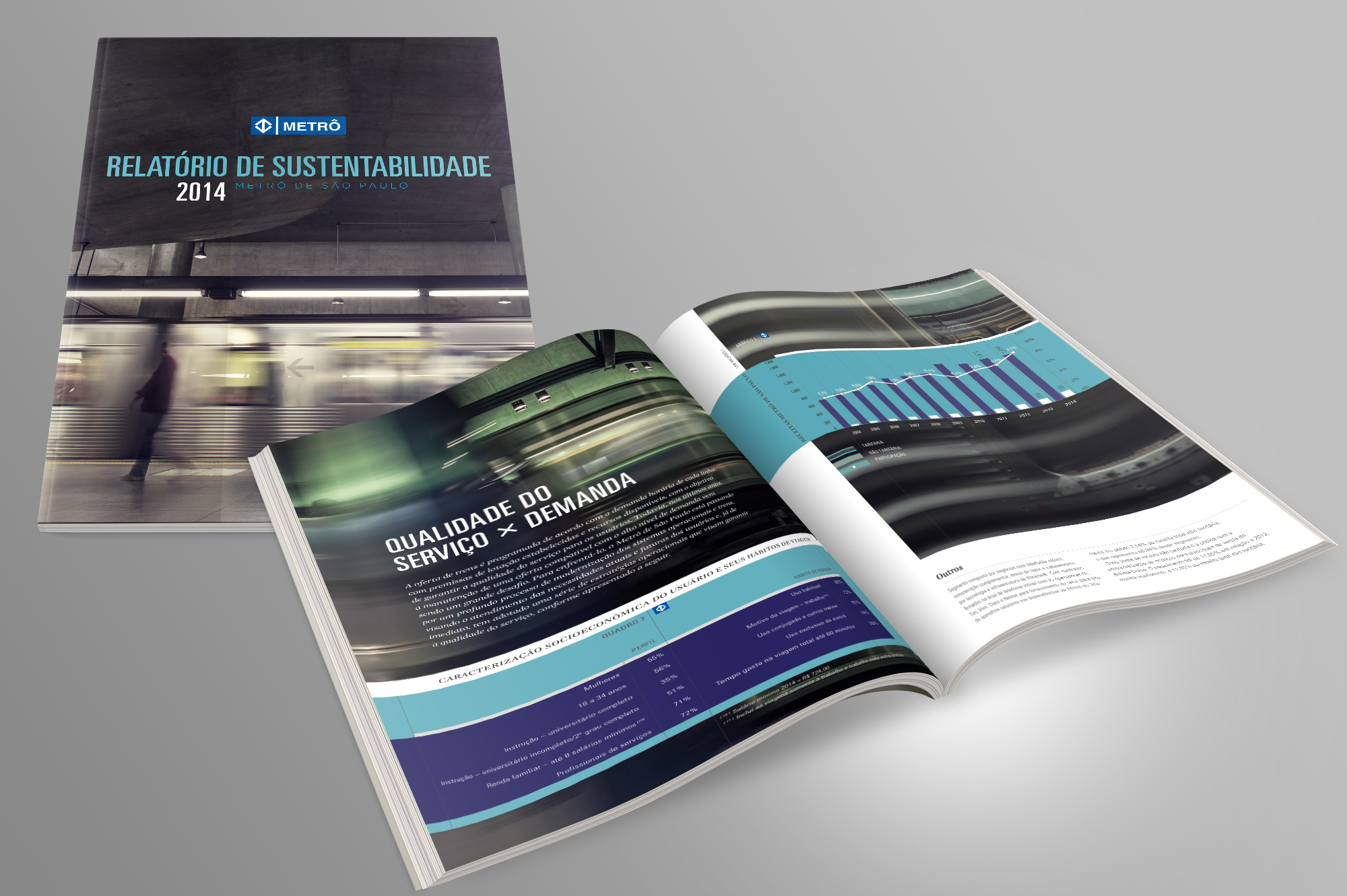 diagramação relatório de sustentabilidade