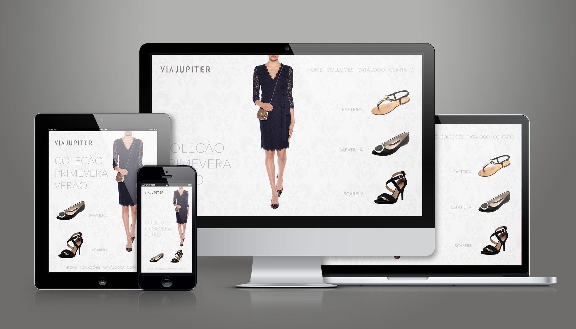 site wordpress sapato feminino